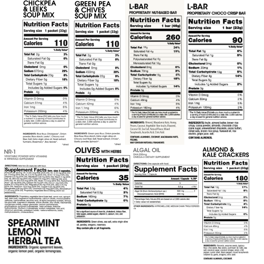 Product image for Reset 1-Day Nutrition Kit (Green Pea &amp; Chives and Chickpea &amp; Leeks ProLon Soups).