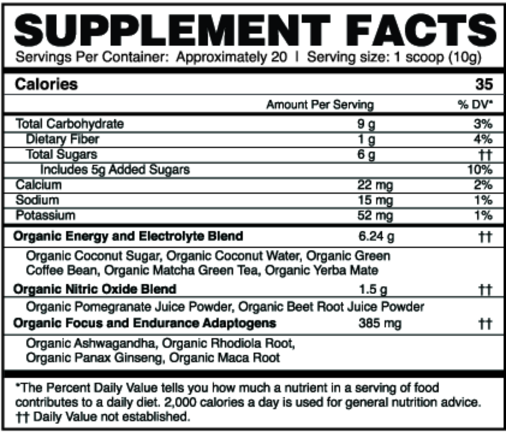 Product image for Renewable Energy: Pre-Workout Powder - Raspberry Lemonade.