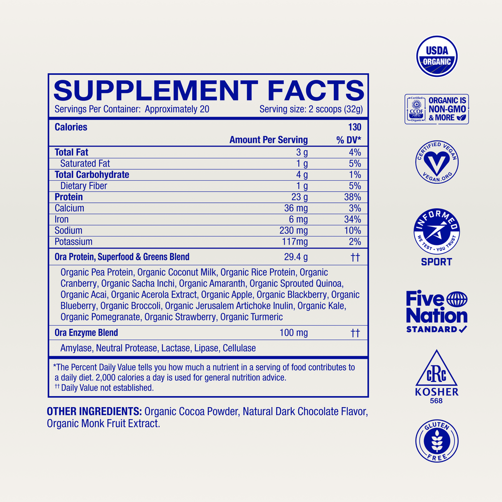 Product image for So Lean &amp; So Clean, Plant Protein, Chocolate.
