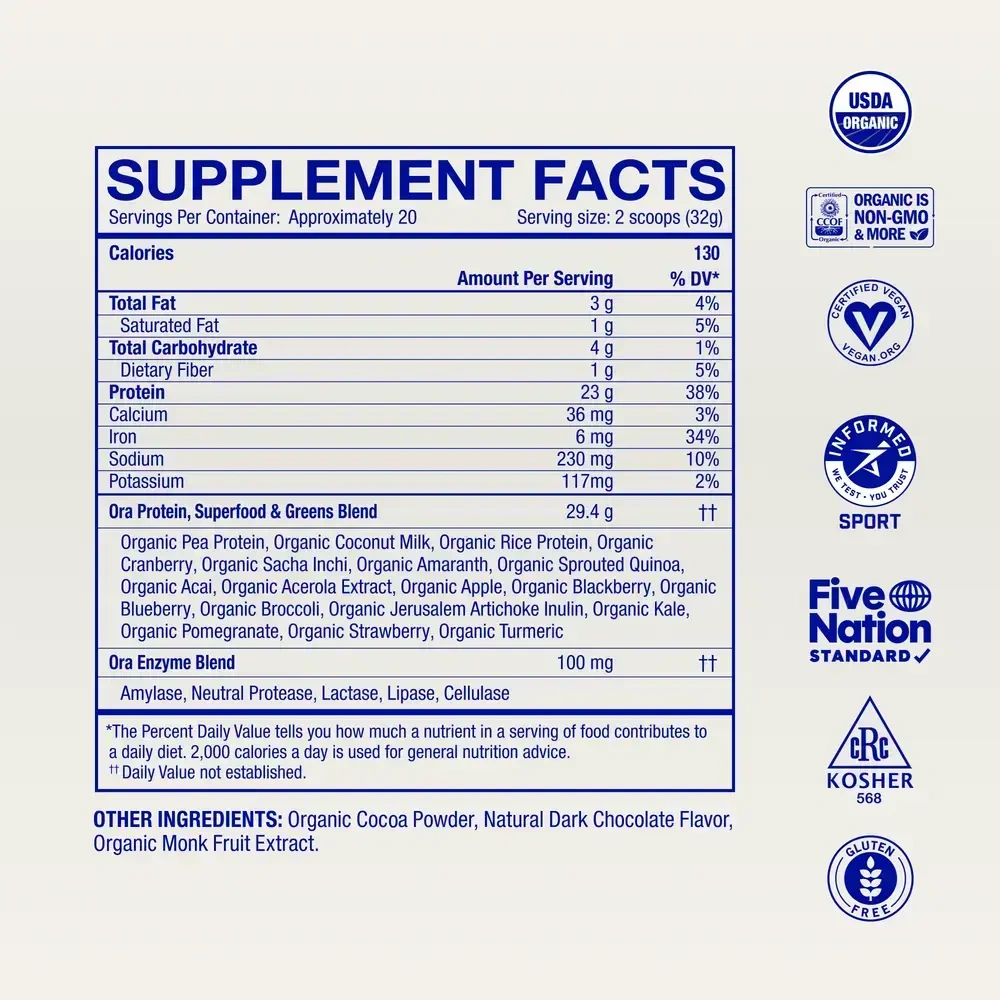 Product image for So Lean &amp; So Clean, Plant Protein, Chocolate.