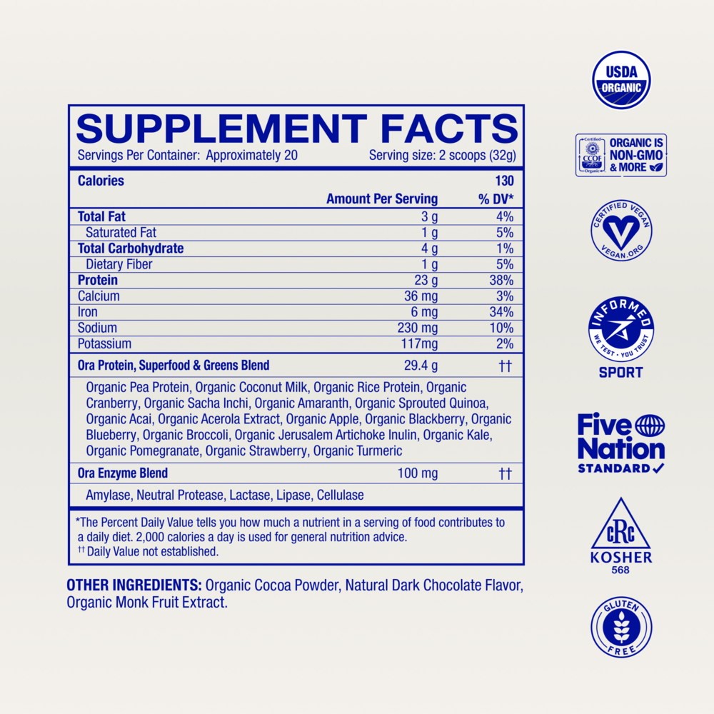 Product image for So Lean &amp; So Clean, Plant Protein, Chocolate.
