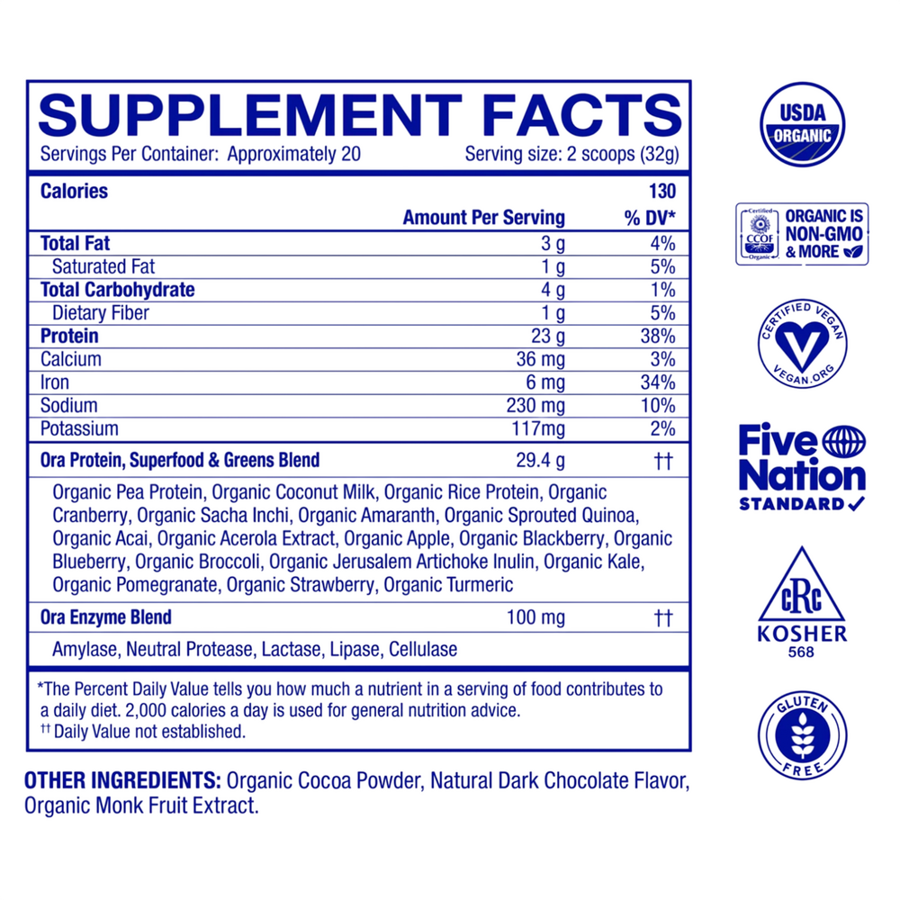 Product image for So Lean &amp; So Clean, Plant Protein, Chocolate.