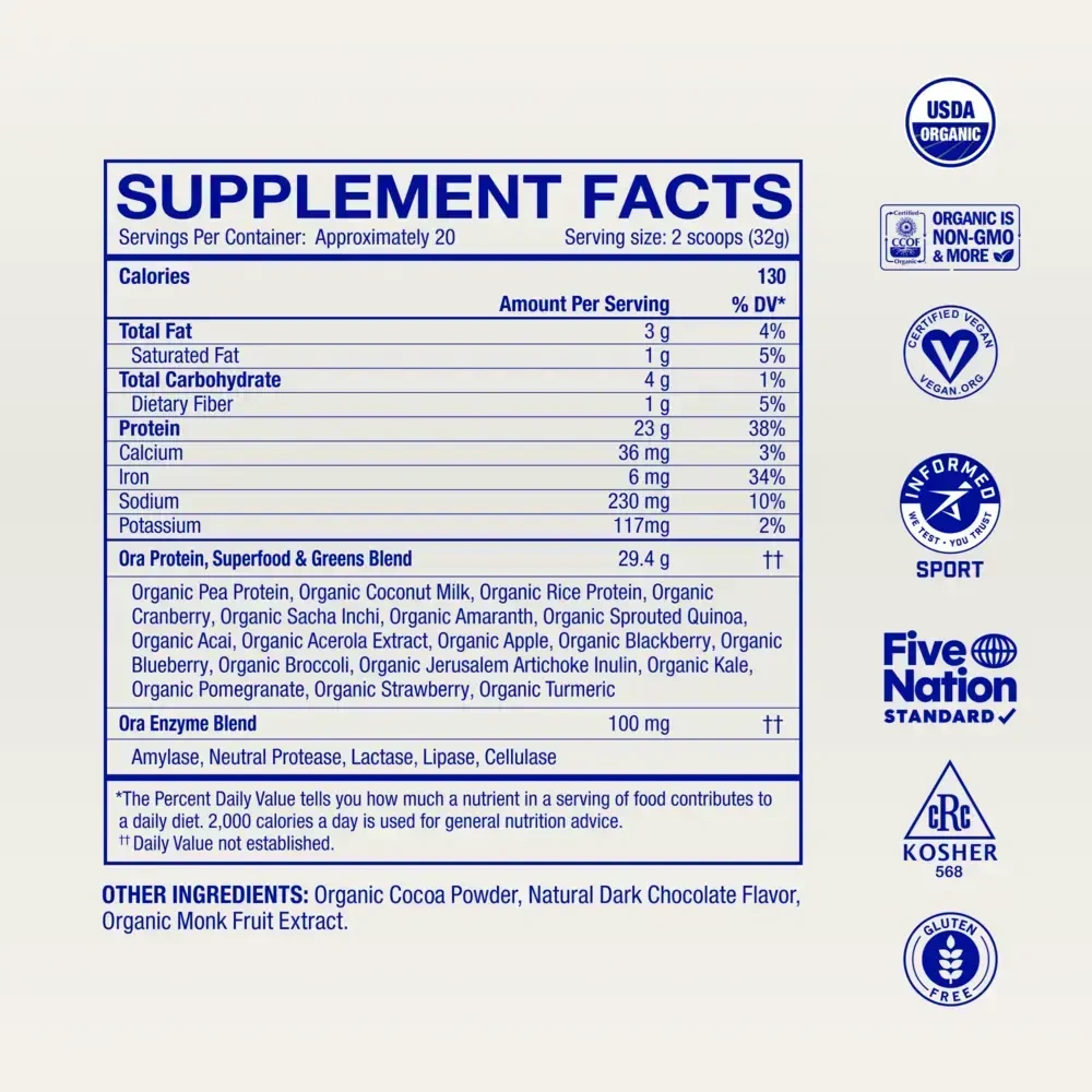 Product image for So Lean &amp; So Clean, Plant Protein, Chocolate.