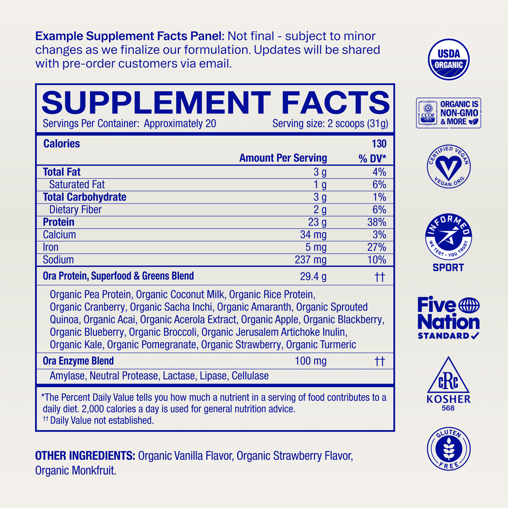 Product image for So Lean &amp; So Clean, Plant Protein, Vanilla.