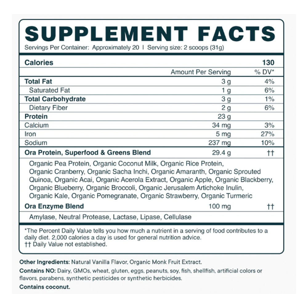 Product image for So Lean &amp; So Clean, Plant Protein, Vanilla.