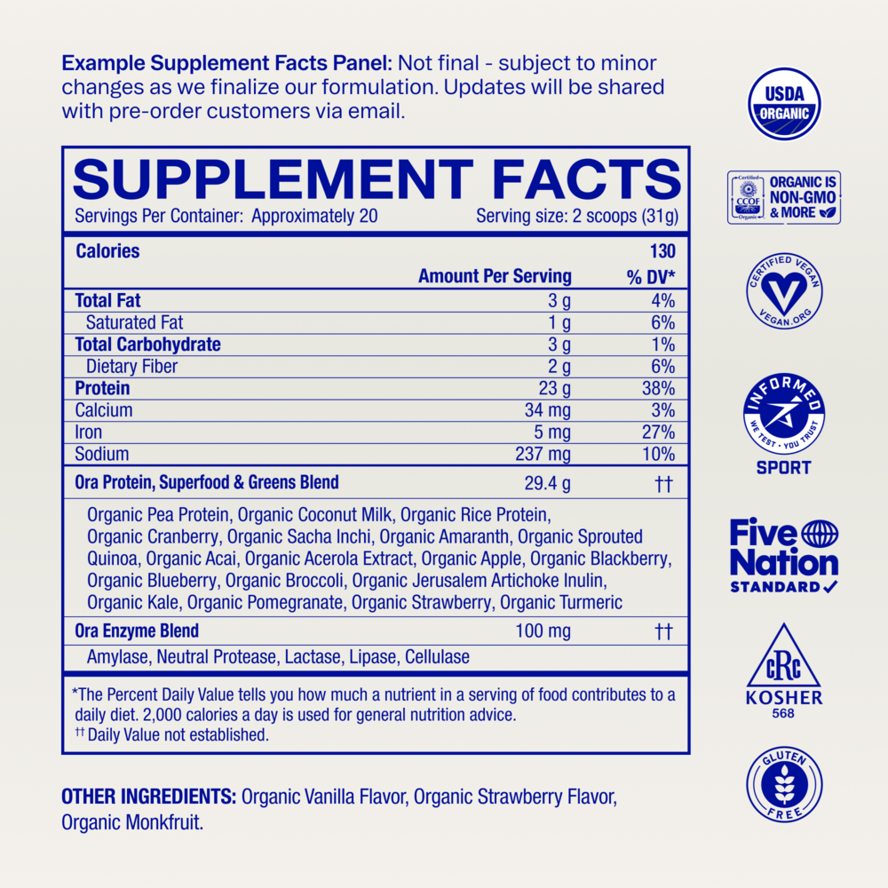 Product image for So Lean &amp; So Clean, Plant Protein, Vanilla.