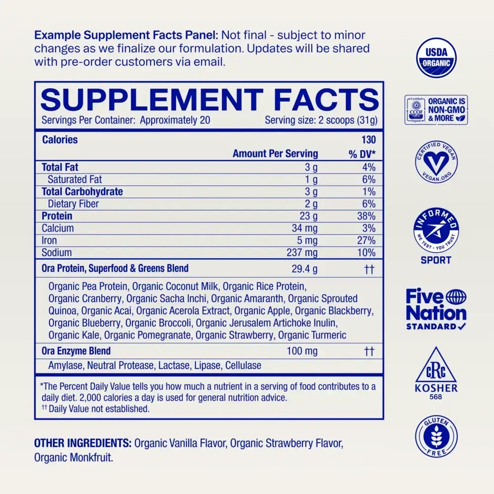 Product image for So Lean &amp; So Clean, Plant Protein, Vanilla.