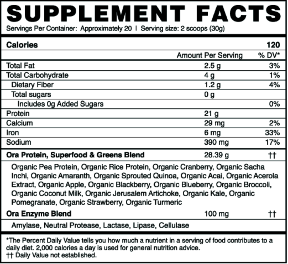 Product image for So Lean &amp; So Clean: Protein Powder - Vanilla Chai.