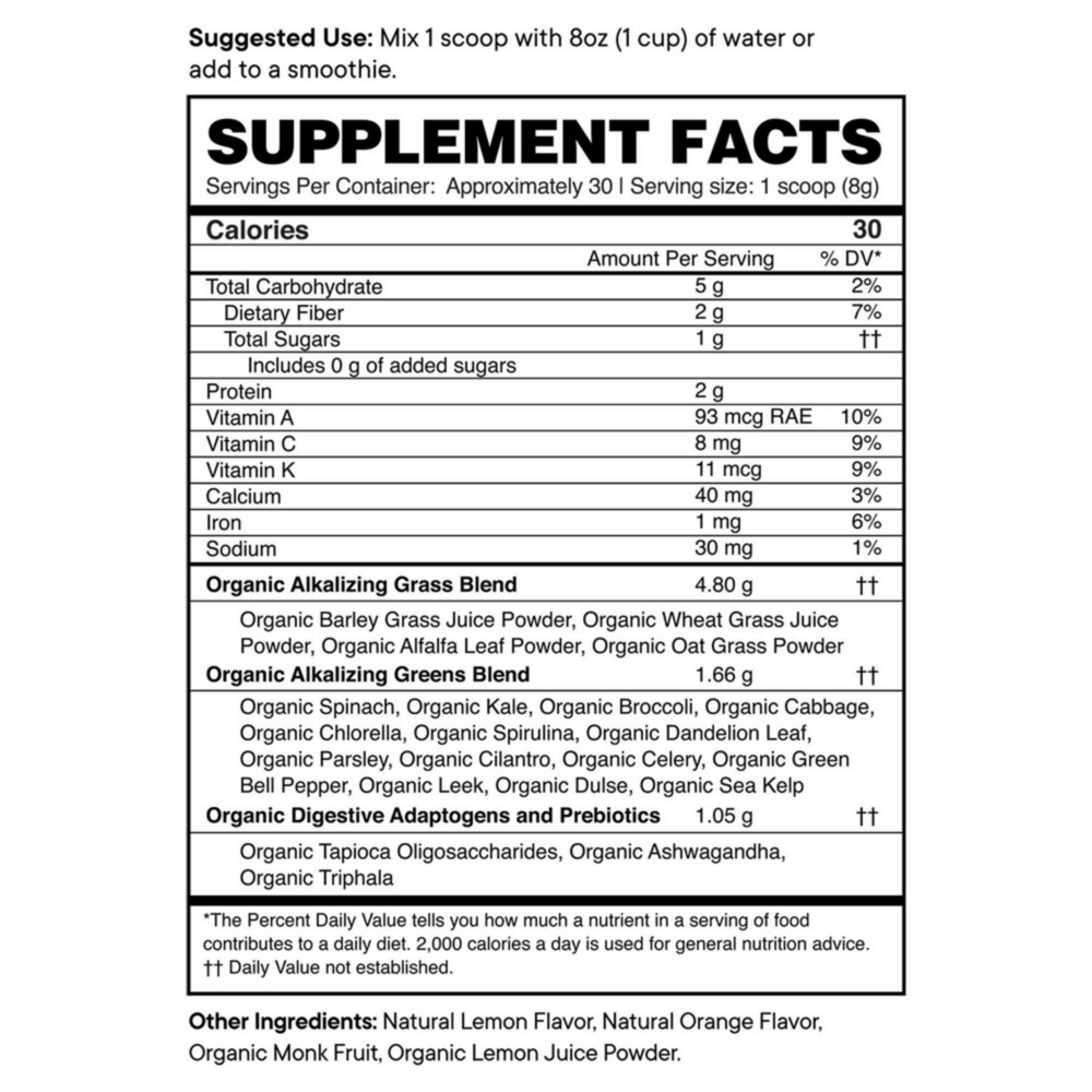 Product image for Easy Being Green: Greens Powder - Orange.