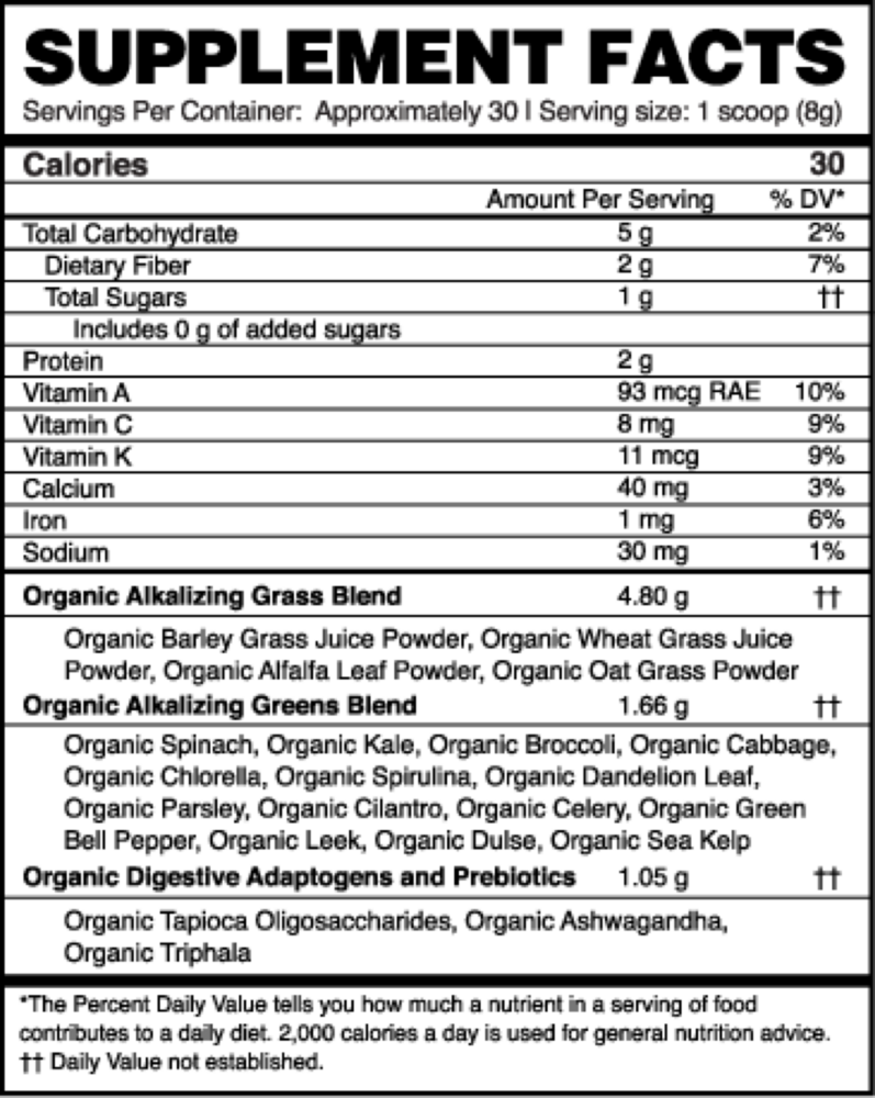 Product image for Easy Being Green: Greens Powder - Orange.