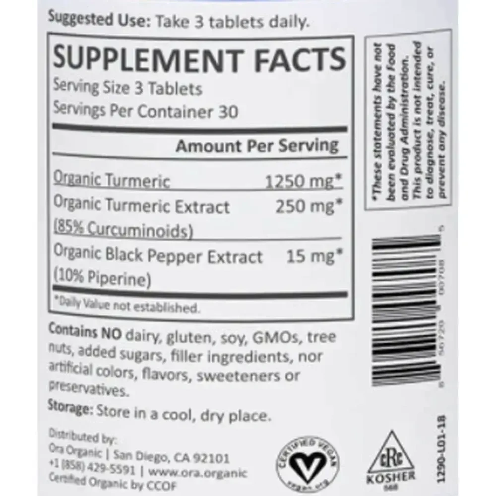 Product image for You're Golden: Turmeric Tablets.