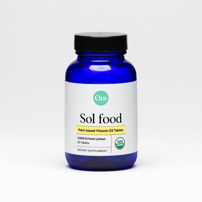 Sol Food: Vegan Vitamin D3 Tablets product image