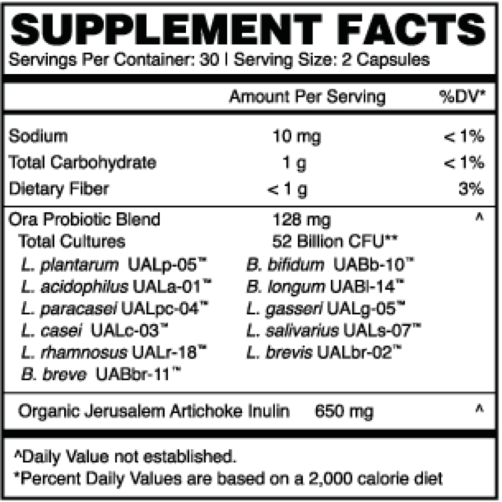 Product image for Trust Your Gut: High Potency Probiotic Capsules.