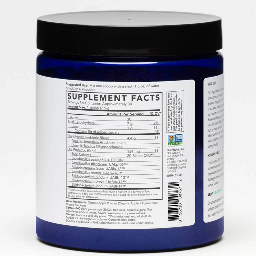 Product image for Trust Your Gut Probiotic Powder - Apple Raspberry.