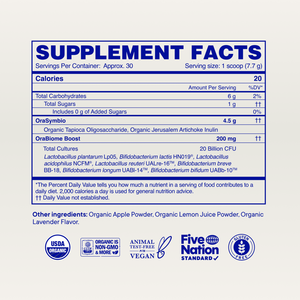 Product image for Trust Your Gut Probiotic Powder - Lavender Lemonade.