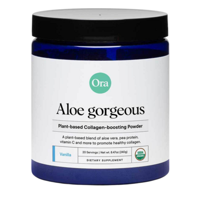 Aloe Gorgeous: Vegan Collagen Booster - Vanilla 240 Grams