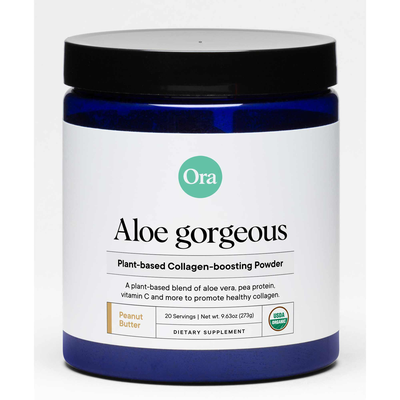 Aloe Gorgeous: Vegan Collagen Booster - Peanut Butter 273 Grams
