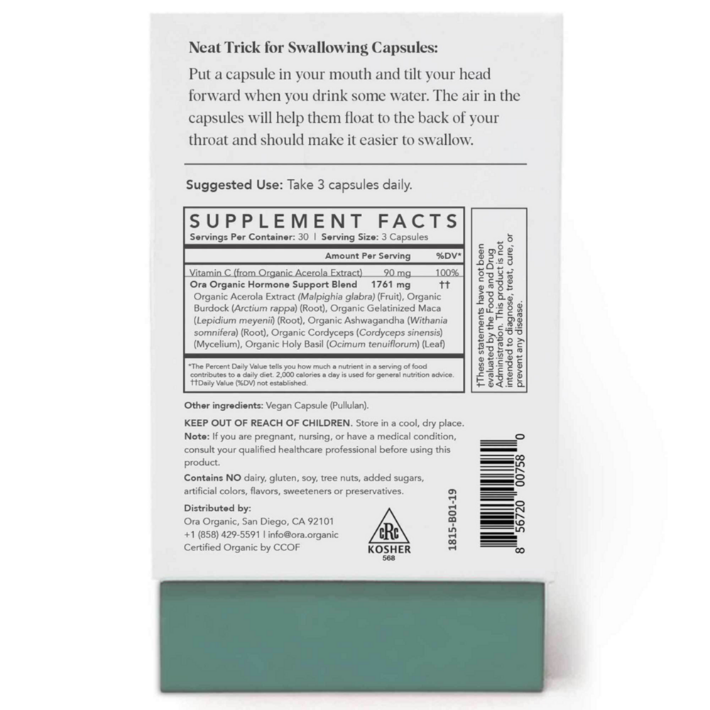 Product image for Hormonious: Hormonal Balance &amp; Support Capsules.