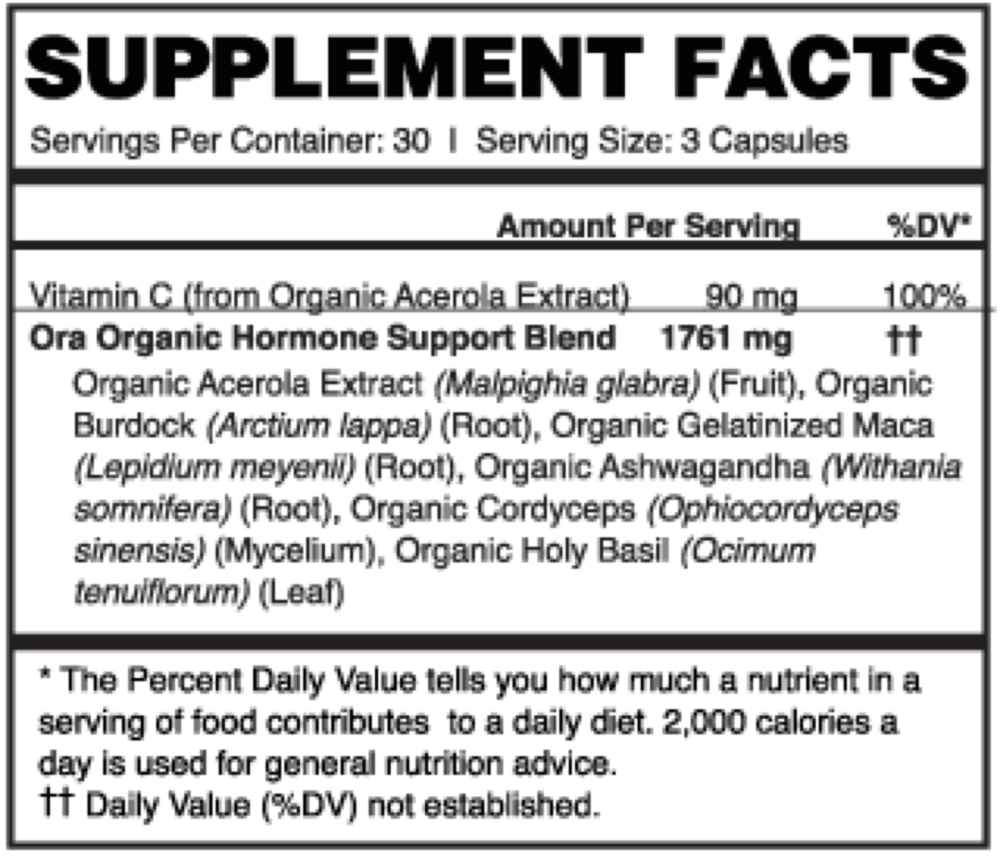 Product image for Hormonious: Hormonal Balance &amp; Support Capsules.