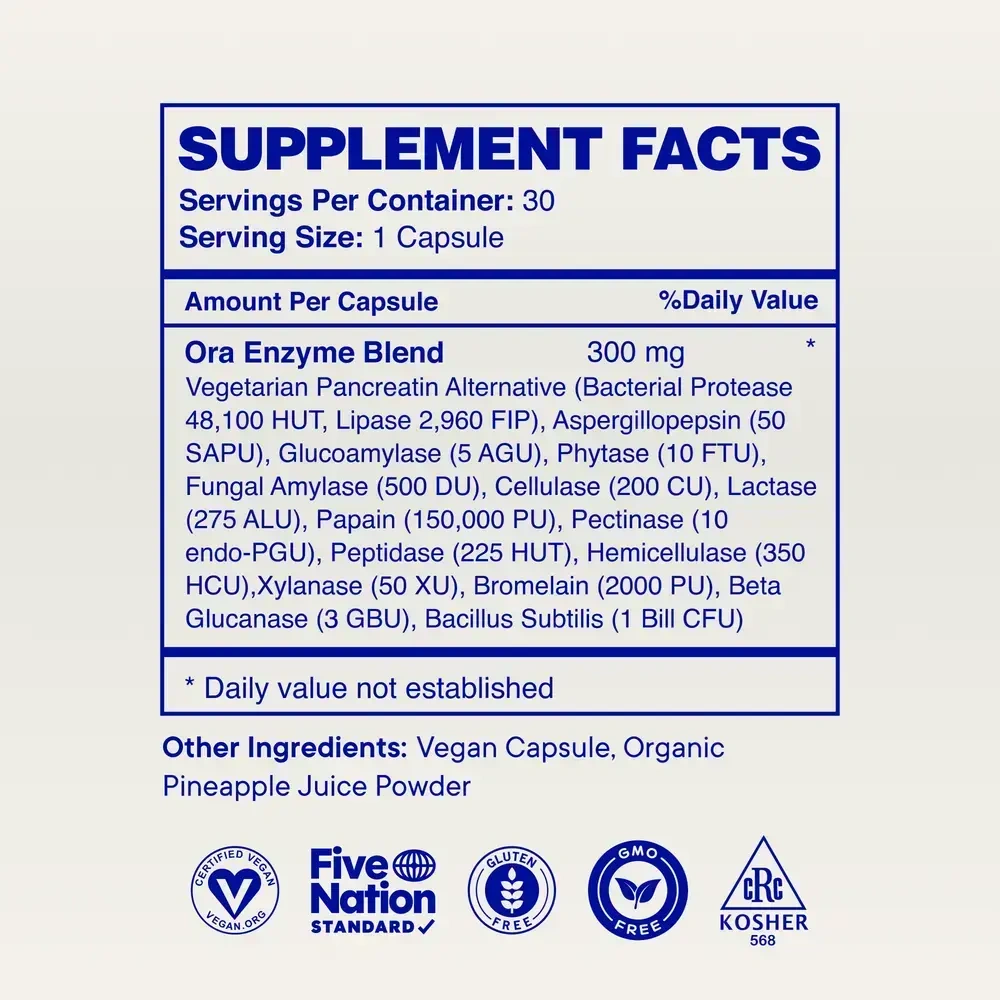Product image for Break It Down: Digestive Enzymes Capsules.