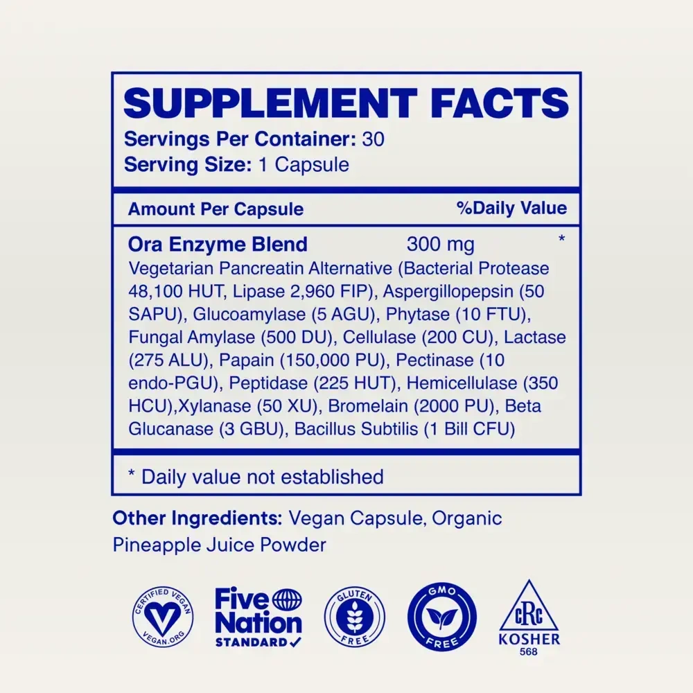 Product image for Break It Down: Digestive Enzymes Capsules.