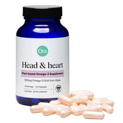 Head and Heart: Plant-Based Omega-3 Supplement
