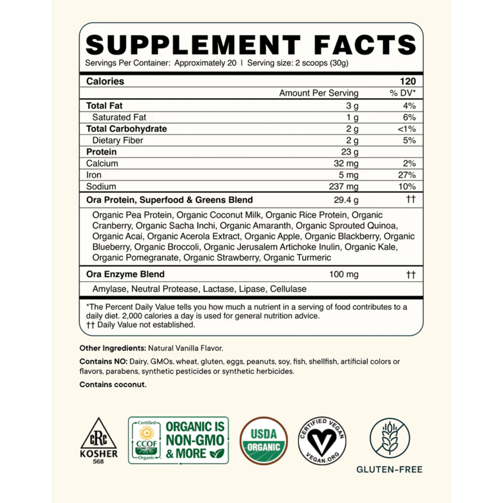 Product image for So Lean &amp; So Clean, Plant Protein, Unsweetened.