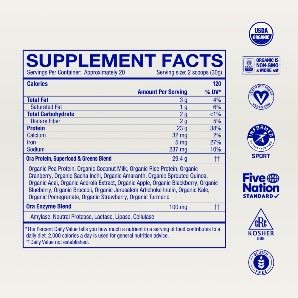 Product image for So Lean &amp; So Clean, Plant Protein, Unsweetened.
