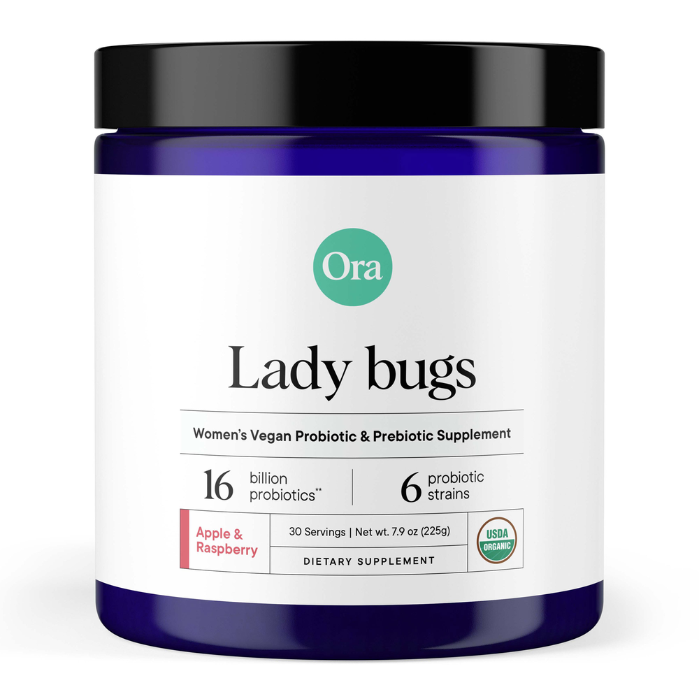 Lady Bugs: Women's Probiotic Powder - Apple Raspberry product image