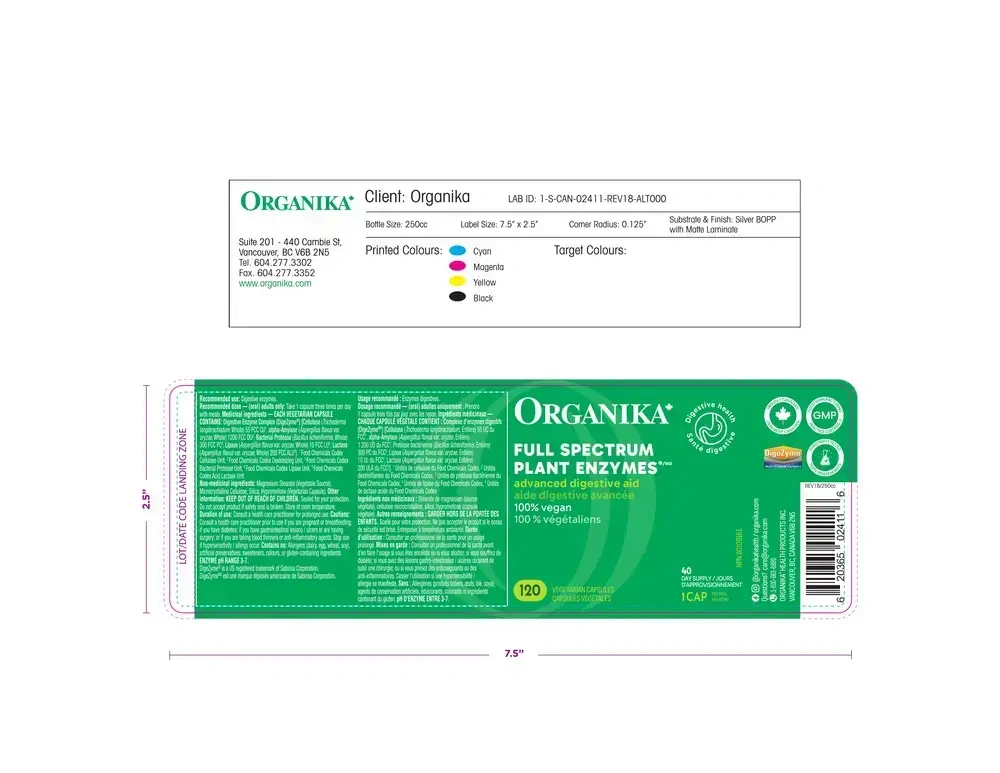 Product image for Full Spectrum Plant Enzymes.