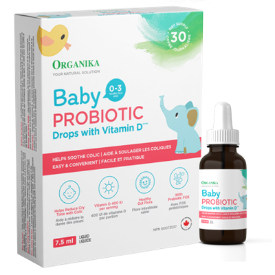 Baby Prebiotic + Probiotic Drops With Vitamin D product image