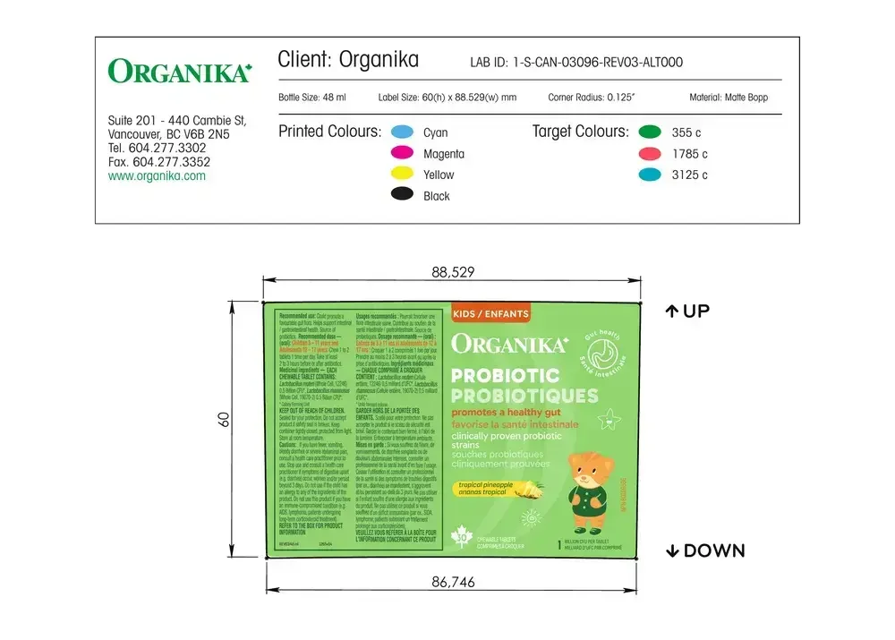Product image for Kids Chewable Probiotic.