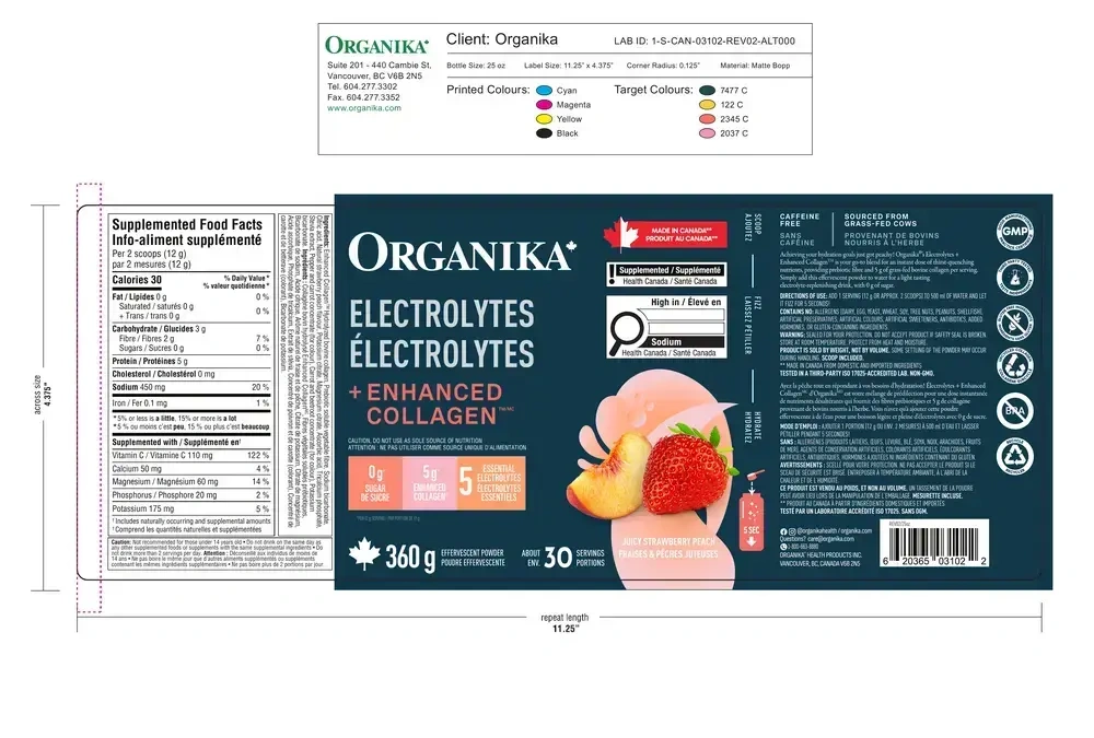 Product image for Electrolytes + Enhanced Collagen Strawberry Peach.