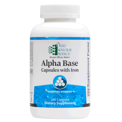 Alpha Base Capsules w/ Iron 240 capsules Alpha Base Capsules w/ Iron 240 capsules