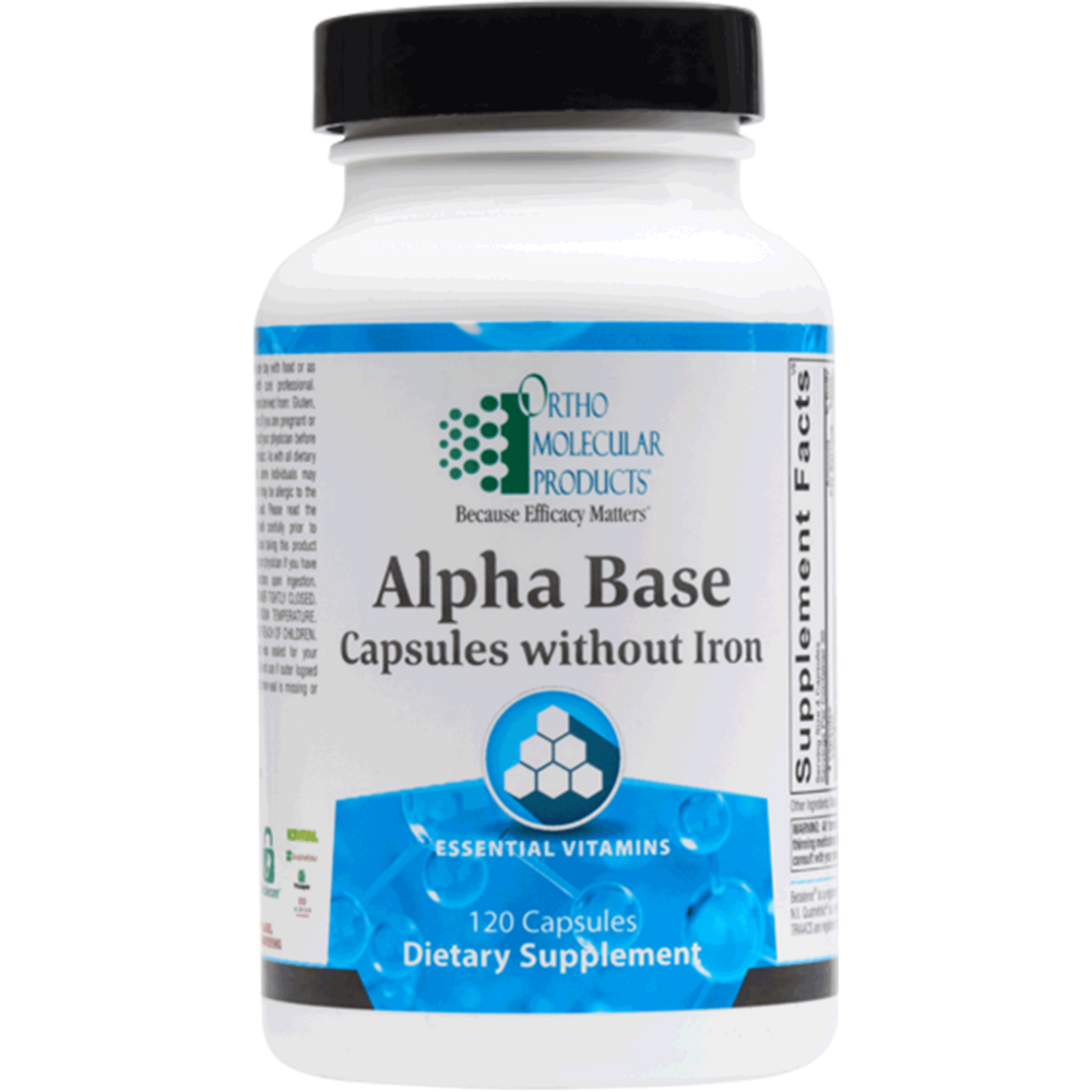 Product image for Alpha Base Capsules without Iron.