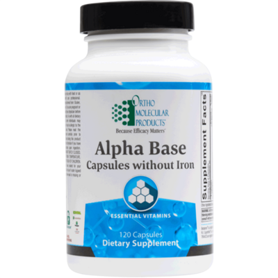 Alpha Base Capsules without Iron 120 capsules Alpha Base Capsules without Iron 120 capsules