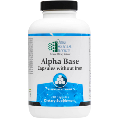 Alpha Base Capsules without Iron 240 capsules