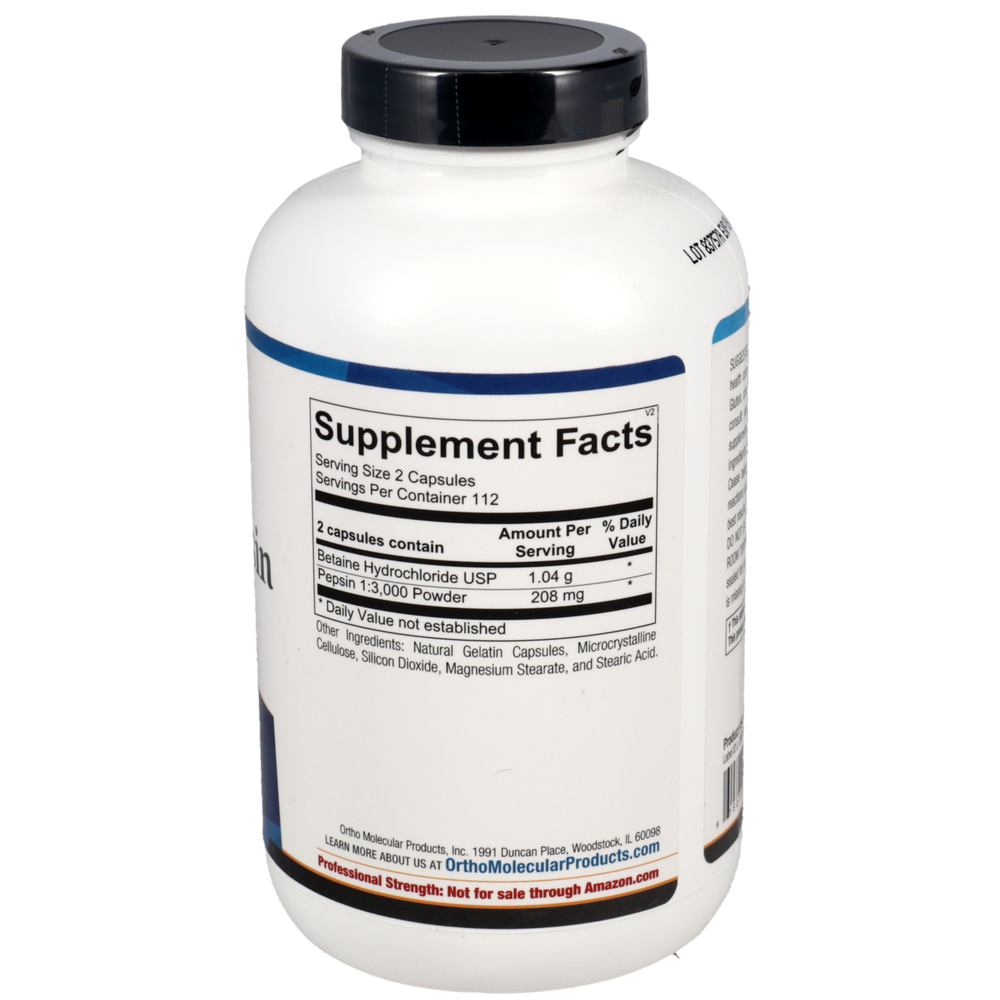Product image for Betaine &amp; Pepsin.