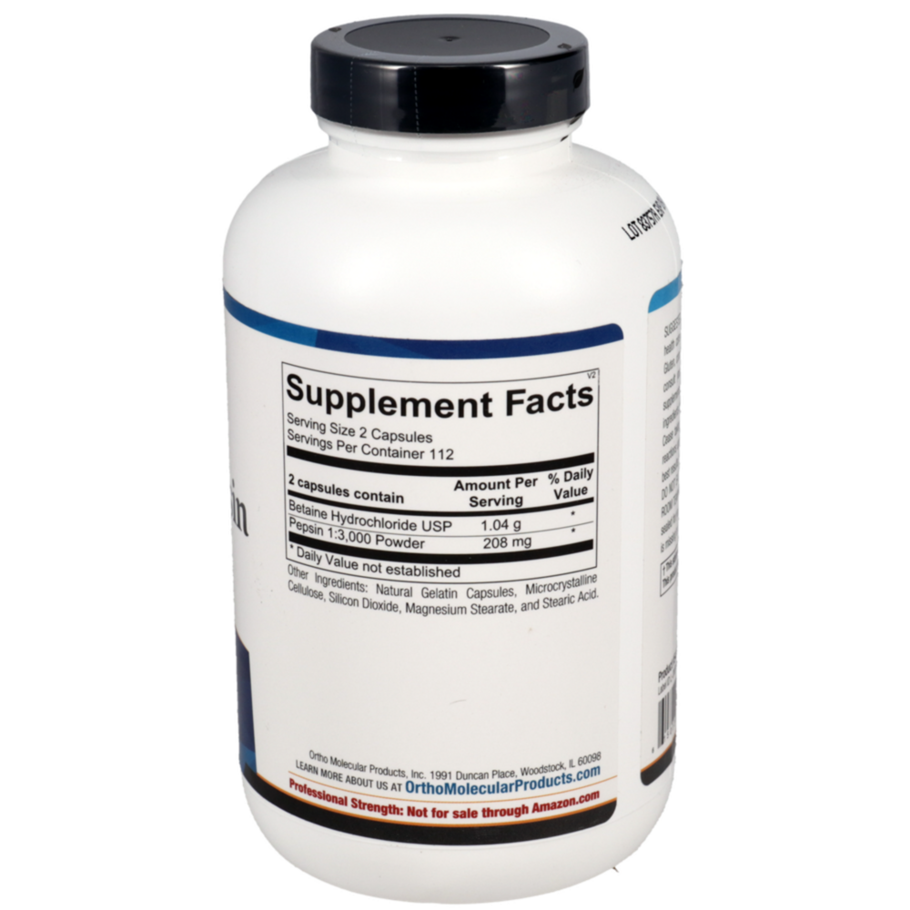 Product image for Betaine &amp; Pepsin.