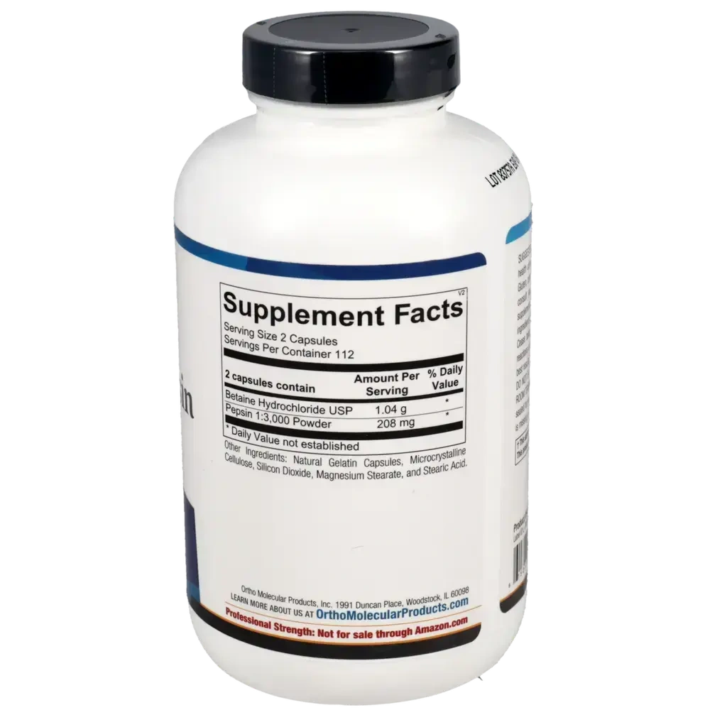 Product image for Betaine &amp; Pepsin.