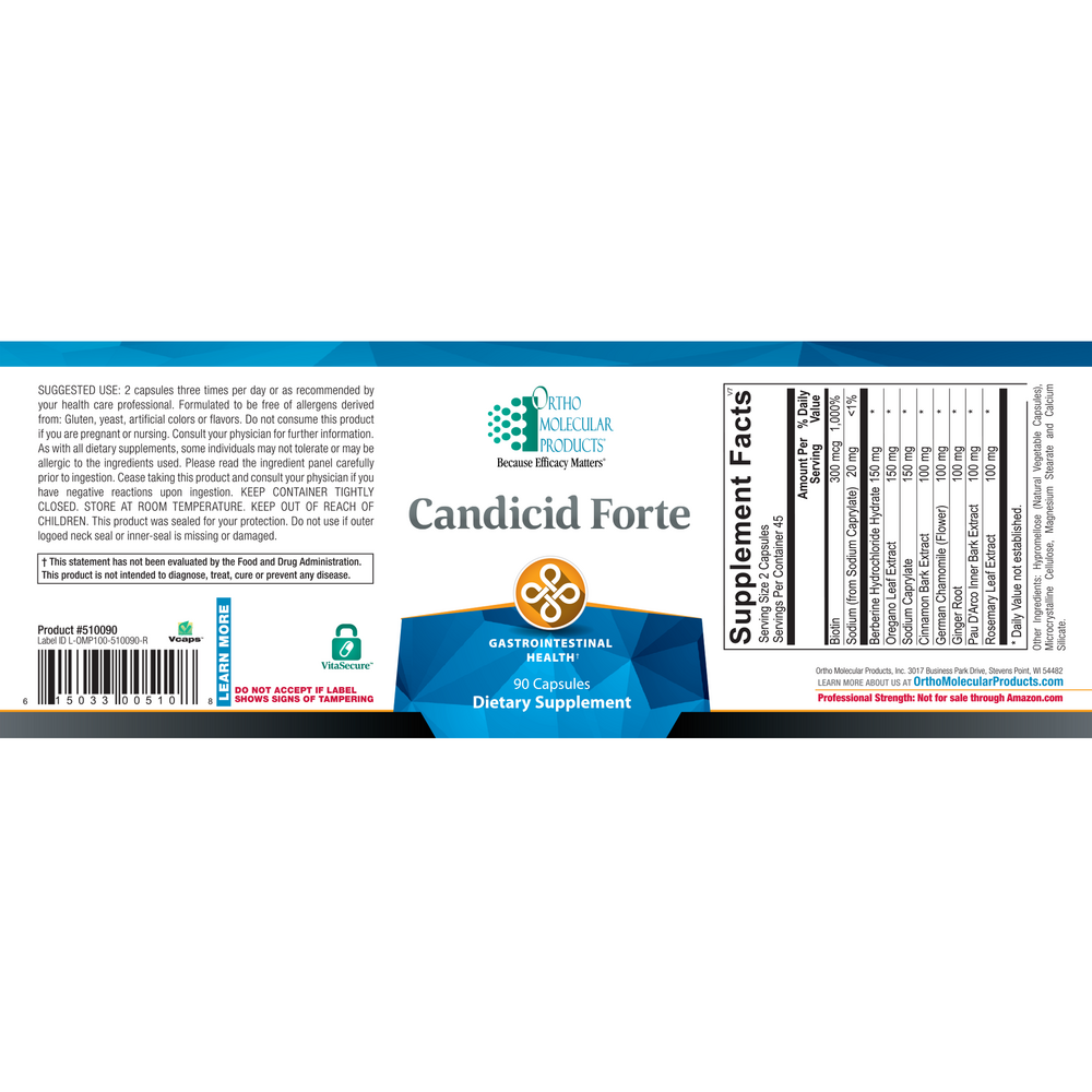 Product image for Candicid Forte.