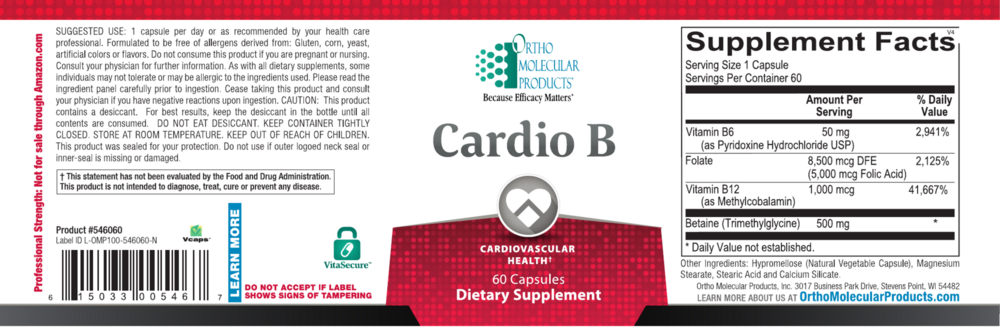 Product image for Cardio B.