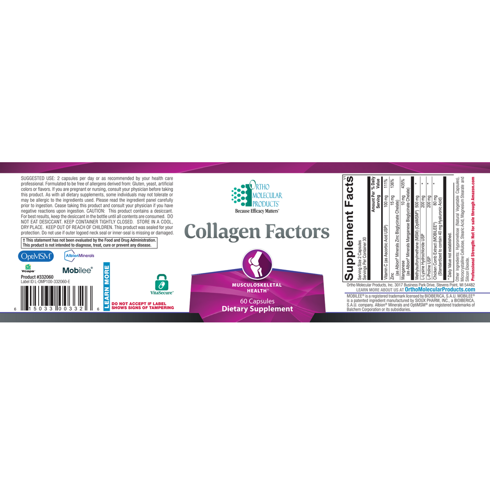 Product image for Collagen Factors.