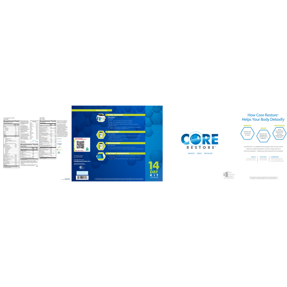 Product image for Core Restore® 14 Day Kit, Chocolate.