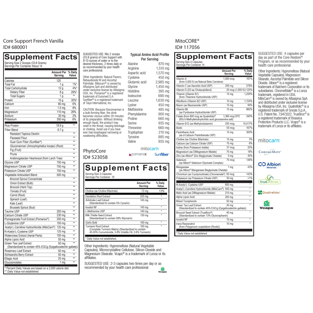 Product image for Core Restore - Vanilla 14 Day.