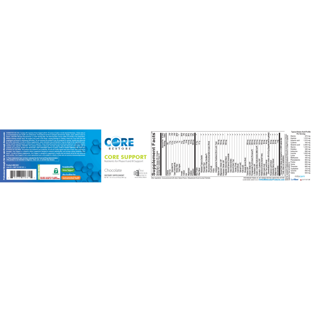 Product image for Core Support, Chocolate.