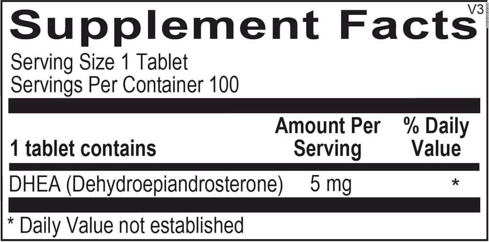 Product image for DHEA 5mg.
