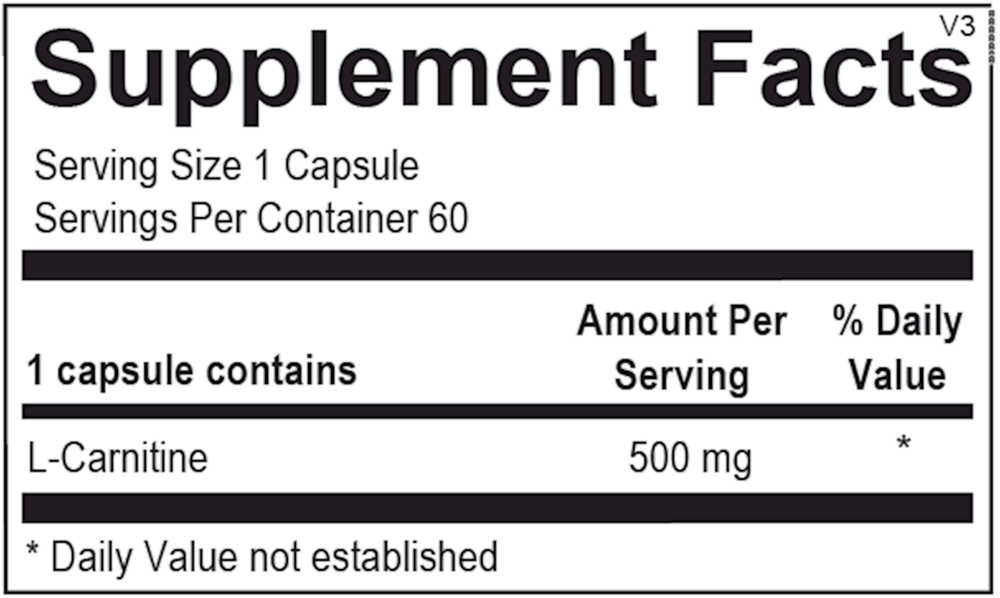 Product image for L-Carnitine.