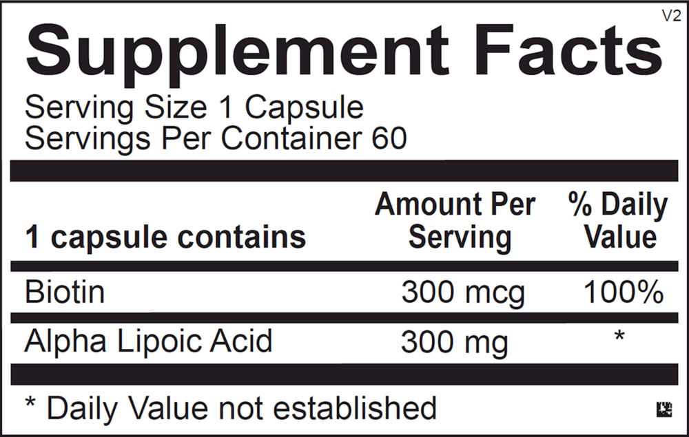Product image for Lipoic Acid 300mg.