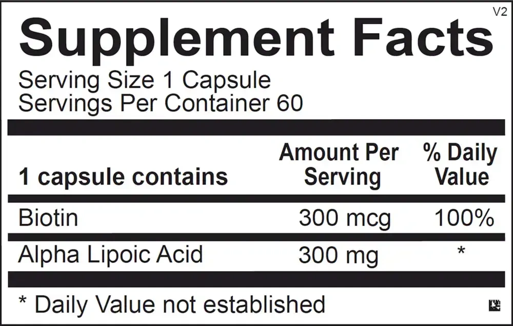 Product image for Lipoic Acid 300mg.